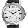 Raymond Weil Men's 'Tradition' Black Strap Big Date Watch