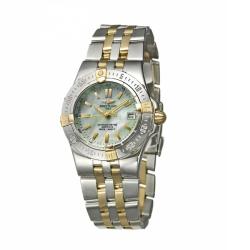 Breitling Women's 'Windrider Starliner' 18k Gold/Stainless Steel Watch