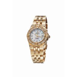 Breitling Women's 'Starliner' 18k Yellow Gold Diamond Watch