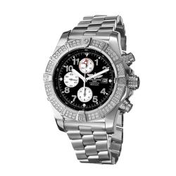 Breitling Men's 'Super Avenger' Stainless Steel Chronograph Watch