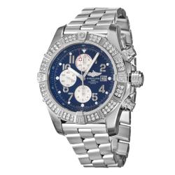 Breitling Men's 'Super Avenger' Stainless Steel Chronograph Watch