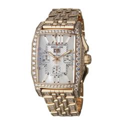 Breitling Men's 'Flying B Chronograph' 18k Rose Gold Diamond Watch
