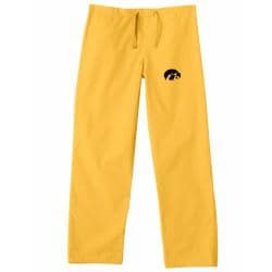 Gelscrub Unisex Gold Iowa Hawkeye Scrub Pants