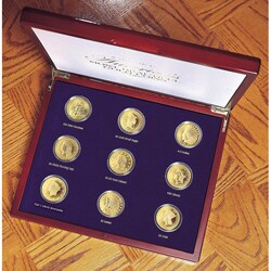 American Coin Treasures Tribute to America's Most Beautiful Gold Coins Set of 9