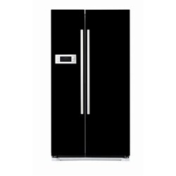 Appliance Art's Black Refrigerator Cover
