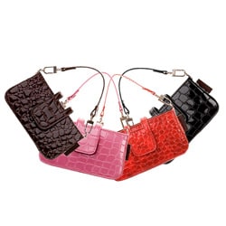 PossePouch iPhone/ Blackberry/ Digital Camera Croc Large Handbag