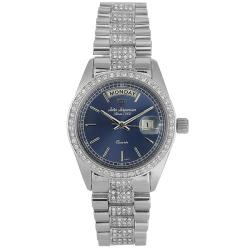 Jules Jurgensen Men's Elegant Sport Stainless Steel Blue Dial Watch