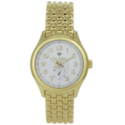 Jules Jurgensen Men's Casual Goldtone Stainless Steel White Dial Watch