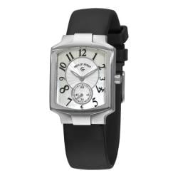 Philip Stein Women's Signature Classic Black Rubber Strap Watch