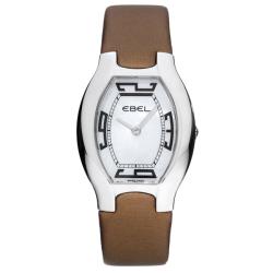 Ebel Women's 'Beluga Tonneau' Stainless Steel and Satin Quartz Watch