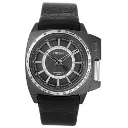 DKNY Men's Stacked Black Dial Watch