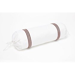Barrato Chocolate Stripe Neck Roll Pillow