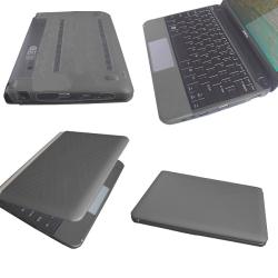 SKQUE Dell Mini 10/ 10V Black Laptop Silicone Skin Case