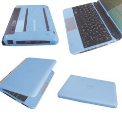 SKQUE Dell Mini 10/ 10V Blue Laptop Silicone Skin Case