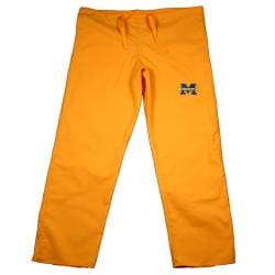 Gelscrub Unisex Gold Michigan Wolverine Scrub Pants