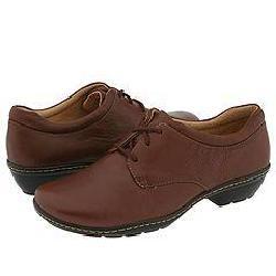 Softspots Olga Brown Leather Oxfords