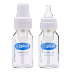 Dr. Brown's Natural Flow 4-ounce Glass Bottles (Pack of 2)