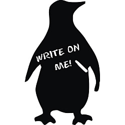 Vinyl Attraction Penguin Chalkboard Decal