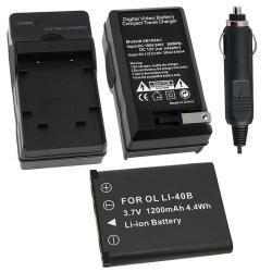 Battery and Charger for Olympus Li-40B/ Fuji NP-45