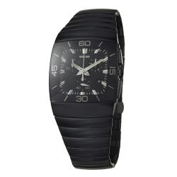 Rado Men's 'Sintra' Black Ceramic Chronograph Quartz Watch