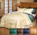 Reversible-color 3-piece Feather/ Down Comforter Set