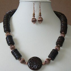 'Moroccan Dance' Earring and Necklace set