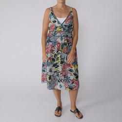 Women's Plus Size Strapless Floral Sundress