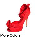 Liliani by Adi Women's 'Barbador' Ruffle Satin Pumps