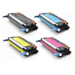 HP Q6470A, Q6471A, Q6472A, Q6473A Toner Set (Remanufactured)