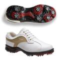 FootJoy Women's GreenJoys White/ Taupe Golf Shoes