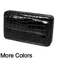 Je Veux Women's Metal Frame Croc Wallet