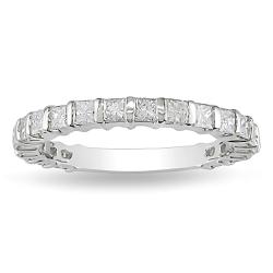 14k White Gold 1ct TDW Diamond Anniversary Ring (H-I, I2-I3)