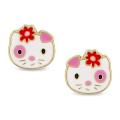 14k Yellow Gold Kitty Baby Earrings