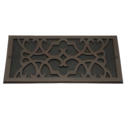 Victorian Scroll Design Bronze 6x12-inch Air Return