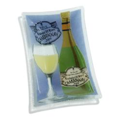 Peggy Karr Glass Chardonney 10-inch Rectangular Tray