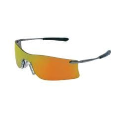 Crews Rubicn Fire Lens Metal Temple Safety Glasses