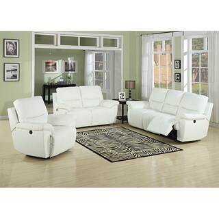 Javier White Sofa/Loveseat Set