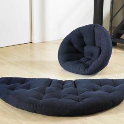 Navy Blue Fresh Futon Nido
