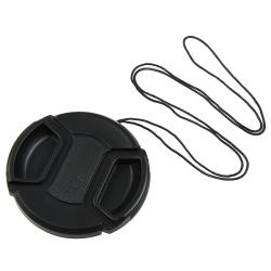 BasAcc 58-millimeter Black Plastic Snap-on Camera/Camcorder Lens Cap