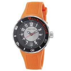 Philip Stein Men's 34-BRG-RO 'Active Extreme' Orange Rubber Strap Watch
