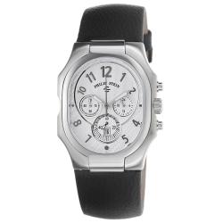 Philip Stein Men's 'Signature' Chronograph Black Strap Watch