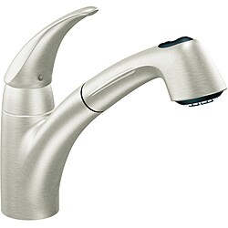 Moen 7560CSL extensa One-Handle Low Arc Classic Stainless Pullout Kitchen Faucet