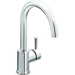 Moen 7100 Level Chrome One-Handle Kitchen Faucet