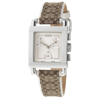 Coach Legacy Harness Women's Silver Dial Chronograph Watch