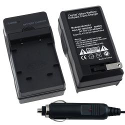 BasAcc Compact Battery Charger Set for Olympus/ Nikon/ Fuji/ Pentax