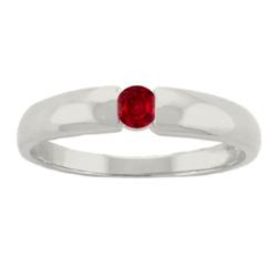 10k Gold Garnet January Birthstone Ring