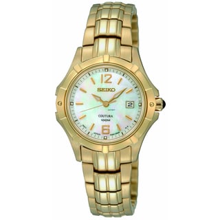 Seiko Women s Coutura Goldtone Stainless Steel Watch