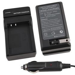 Compact Battery Charger Set for Olympus BLN-1