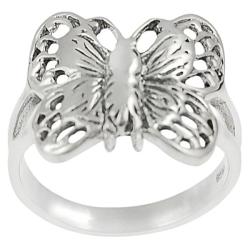 Sterling Silver Butterfly Ring