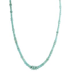 Journee Collection Sterling Silver Genuine Turquoise Necklace